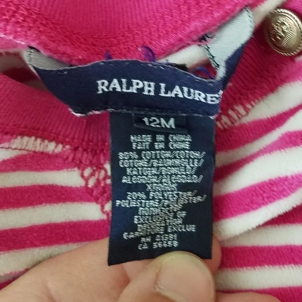 Ralph Lauren Velour Shirt Tunic Shirt 18m